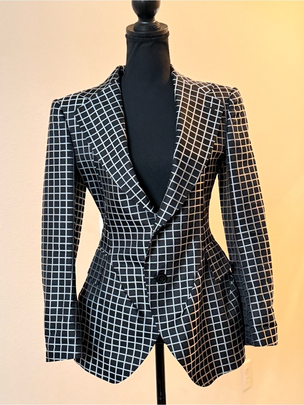 Junya Watanabe Comme des Garcons Black & White Tailored Blazer